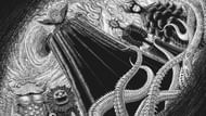 Void alongside four inhuman beings at a temporal junction point (Image via Hakusensha)